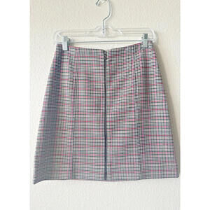 SABA Billie Mini Skirt Sz‎ 8 Multicolour Check Plaid High-Waisted Lined